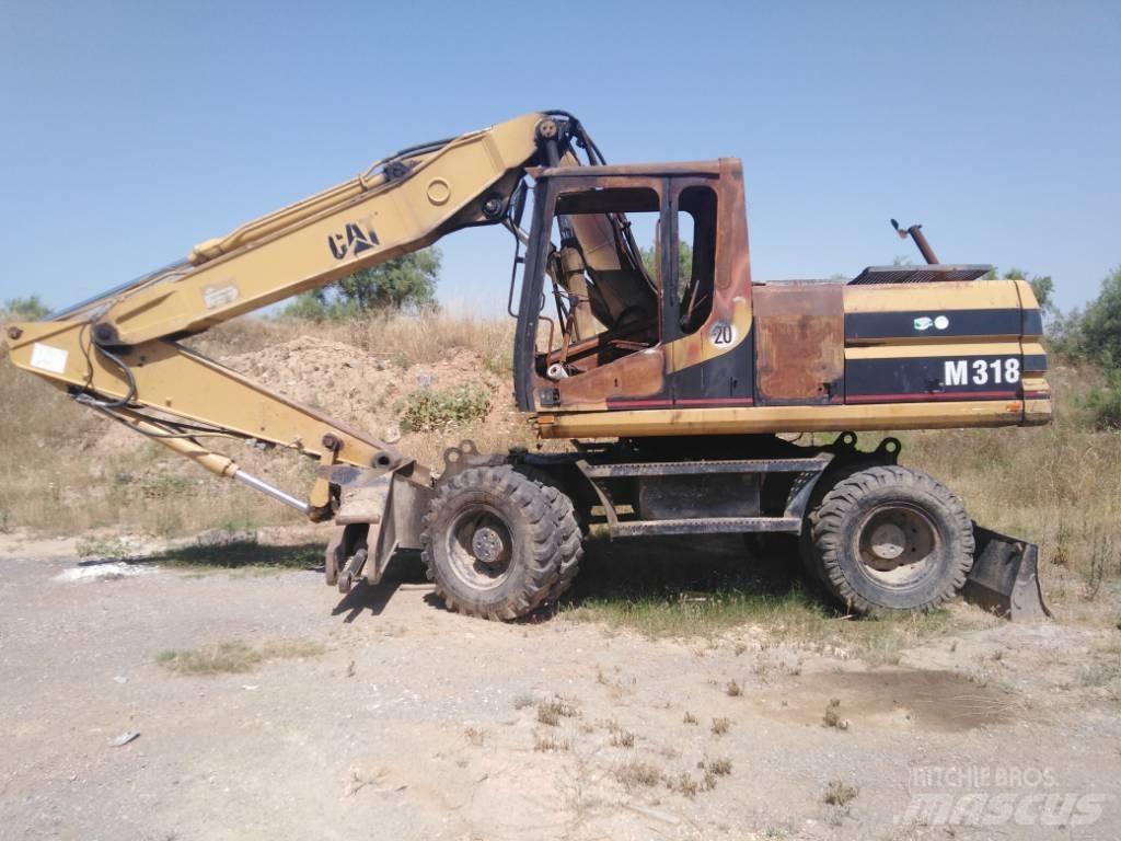 CAT M318 parts M 318 Ratiniai ekskavatoriai