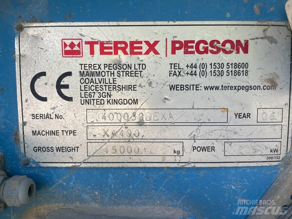 Terex Pegson XA 400 Mobilūs smulkintuvai