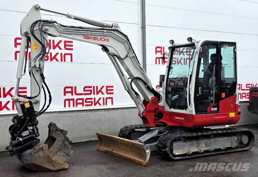 Takeuchi TB 260 Mini ekskavatoriai < 7 t