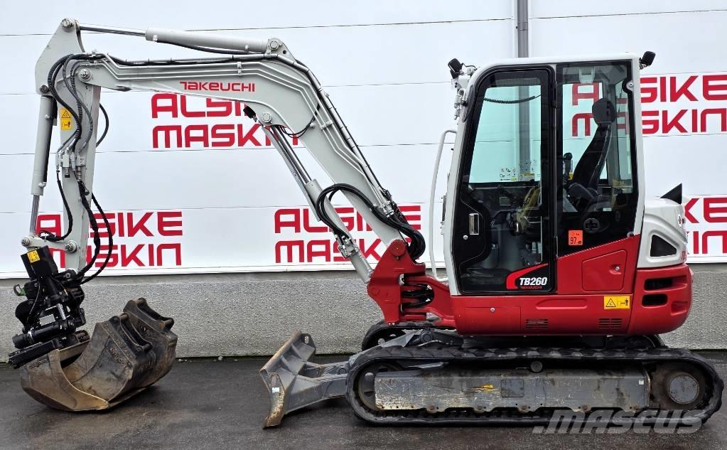Takeuchi TB 260 Mini ekskavatoriai < 7 t