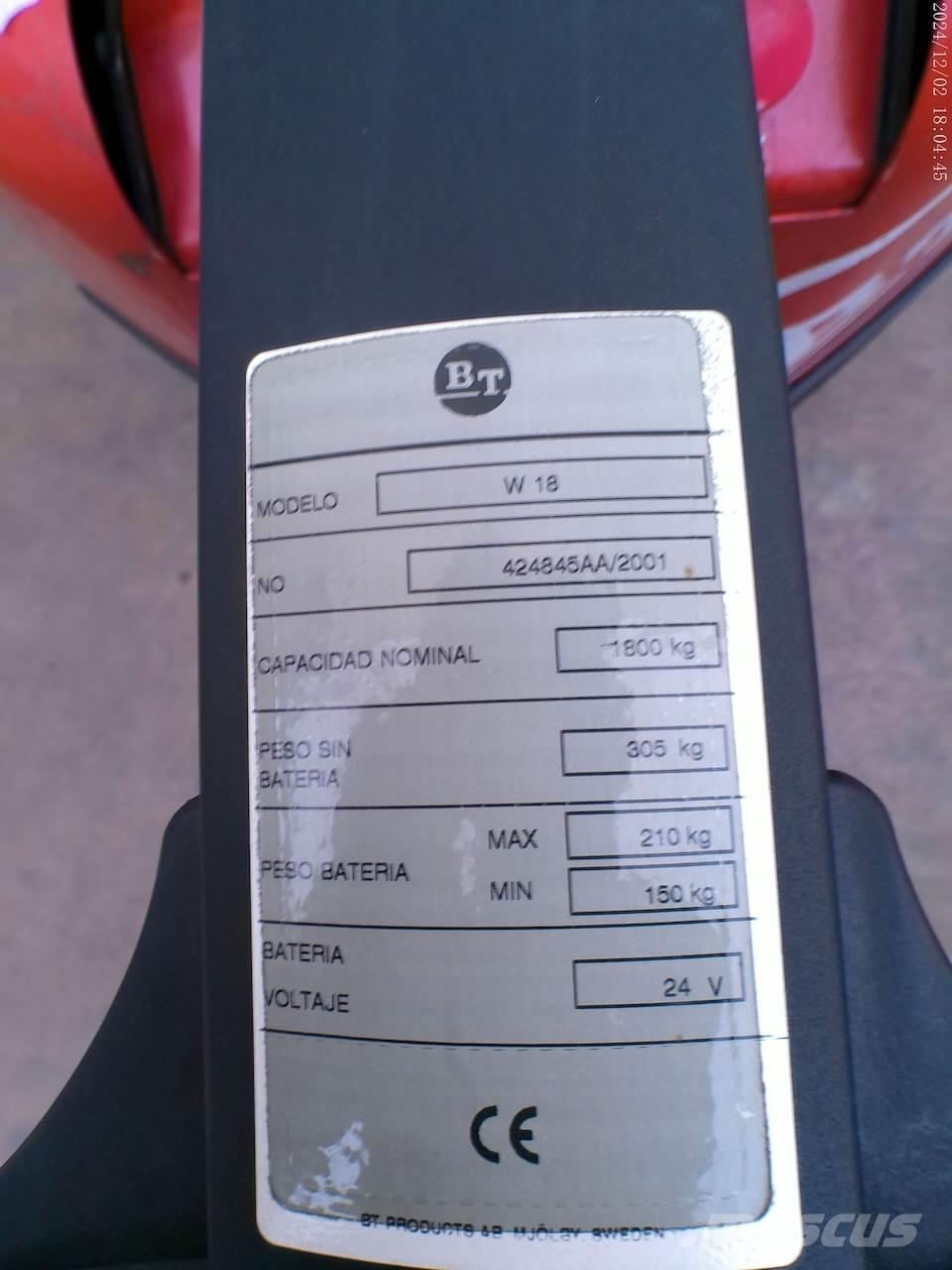BT W 18 Mažų aukščių keltuvai