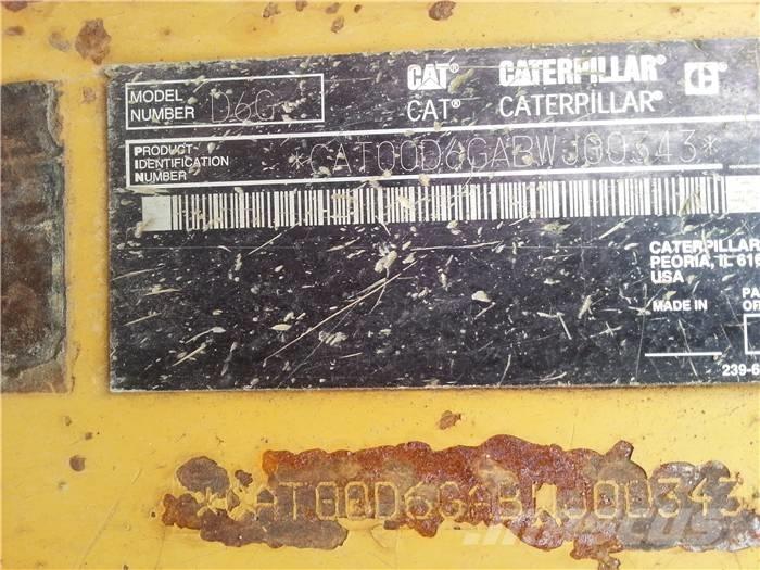CAT D 6 G Vikšriniai buldozeriai