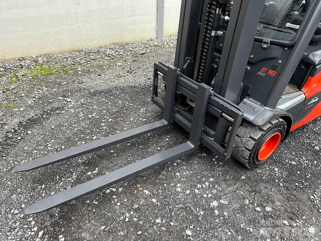Linde E16-02 EVO Elektriniai šakiniai krautuvai