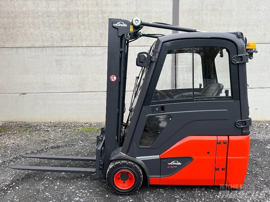 Linde E16-02 EVO Elektriniai šakiniai krautuvai