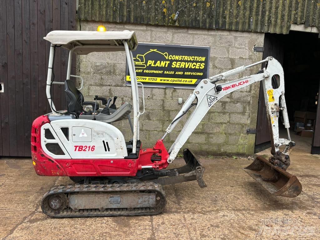 Takeuchi TB 216 Mini ekskavatoriai < 7 t