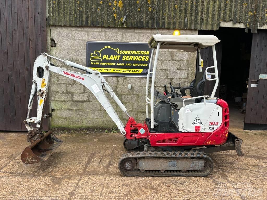 Takeuchi TB 216 Mini ekskavatoriai < 7 t