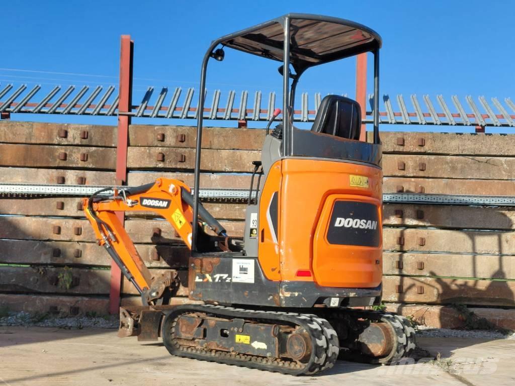 Doosan DX17Z Mini ekskavatoriai < 7 t