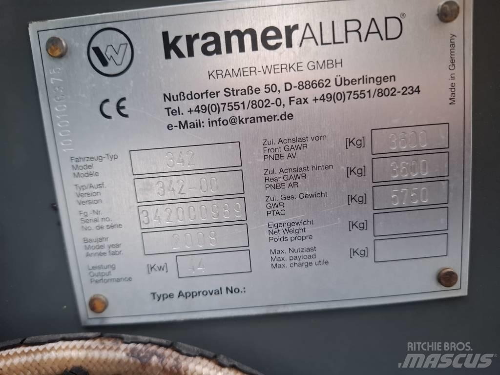 Kramer 380 Naudoti ratiniai krautuvai