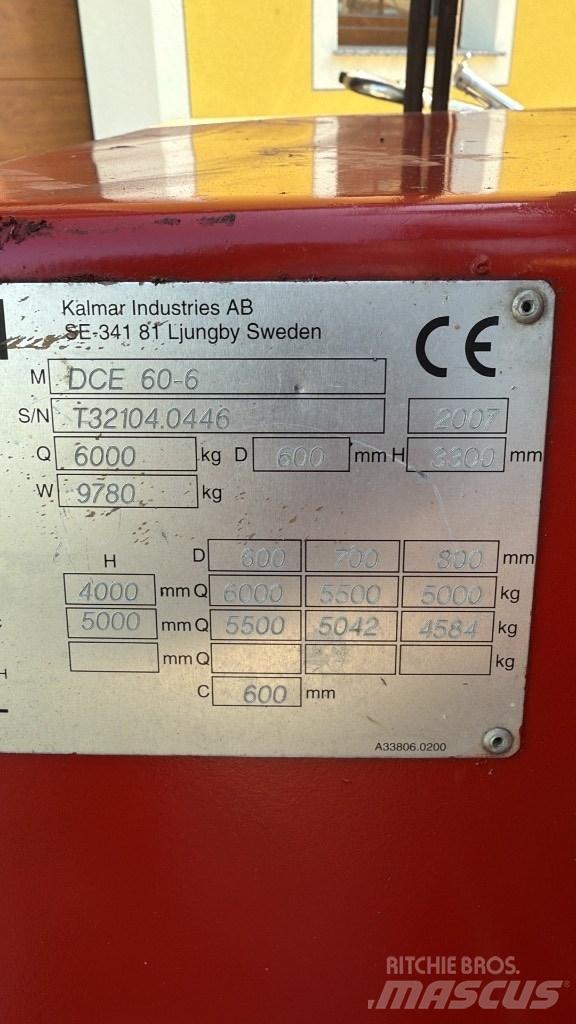 Kalmar DCE 60-6 Dyzeliniai krautuvai