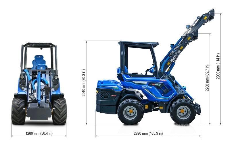 MultiOne EZ 8 Daugiafunkciniai pakrovėjai