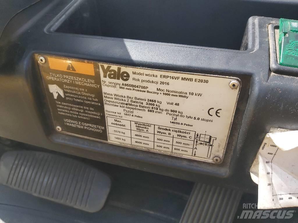 Yale ERP16VF Elektriniai šakiniai krautuvai