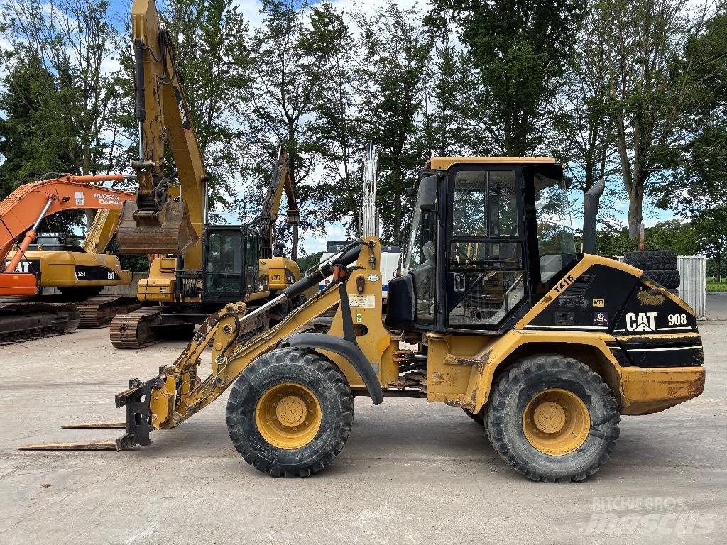CAT 908 Naudoti ratiniai krautuvai