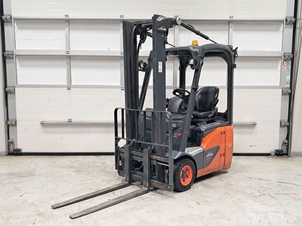 Linde E12-02 Elektriniai šakiniai krautuvai