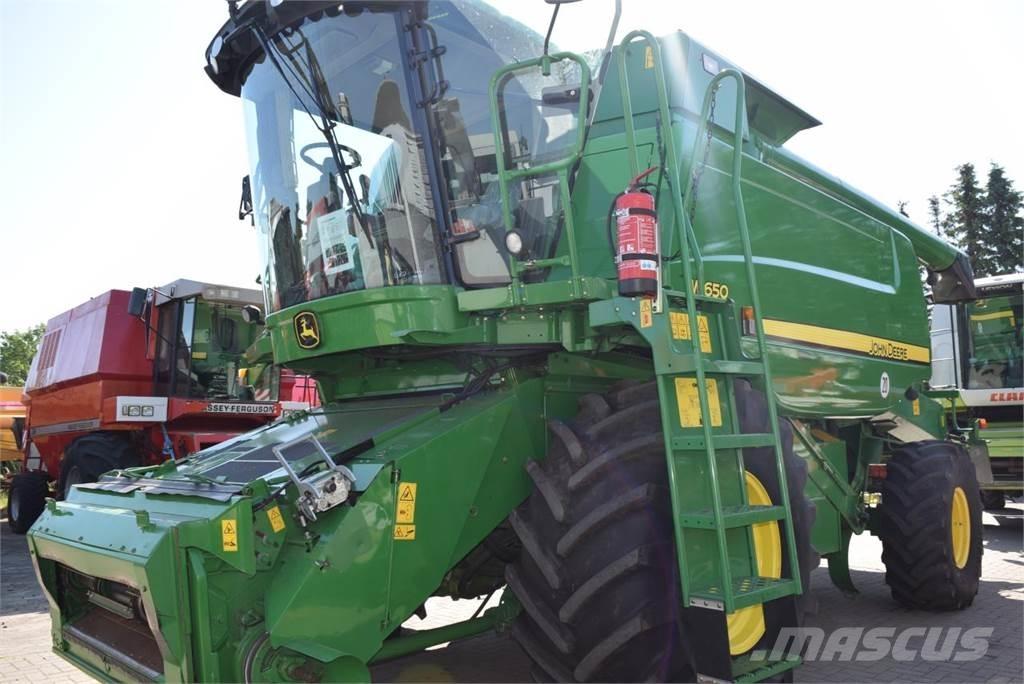 John Deere W 650 Derliaus nuėmimo kombainai