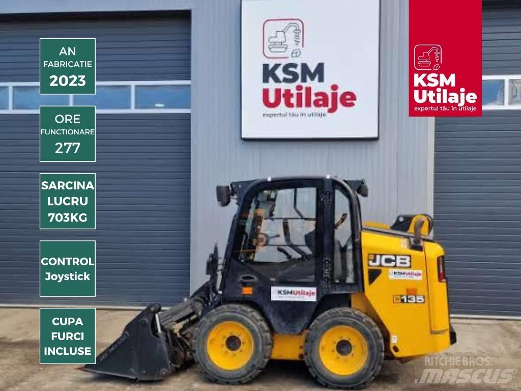 JCB 135 Krautuvai su šoniniu pasukimu