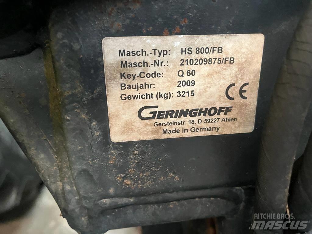 Geringhoff HS 800/FB Derliaus nuėmimo kombainų galvos