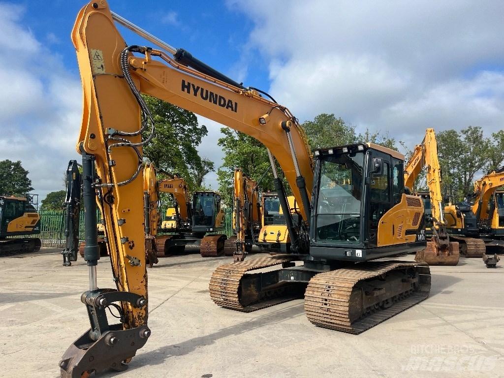 Hyundai HX140L Vikšriniai ekskavatoriai