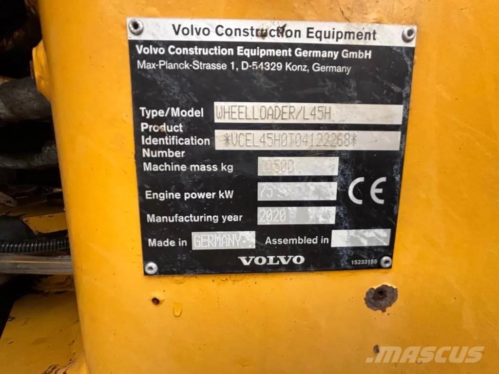 Volvo L45H Naudoti ratiniai krautuvai