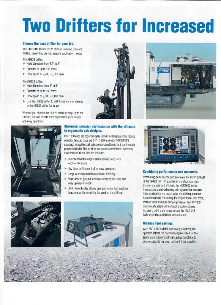 Furukawa 1800ED 11 Žemės paviršiaus gręžimo technika