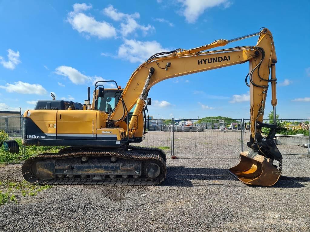 Hyundai R160LC-9A Vikšriniai ekskavatoriai