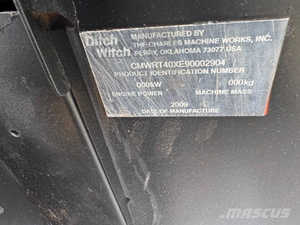 Ditch Witch RT 40 Tranšėjų ekskavatoriai