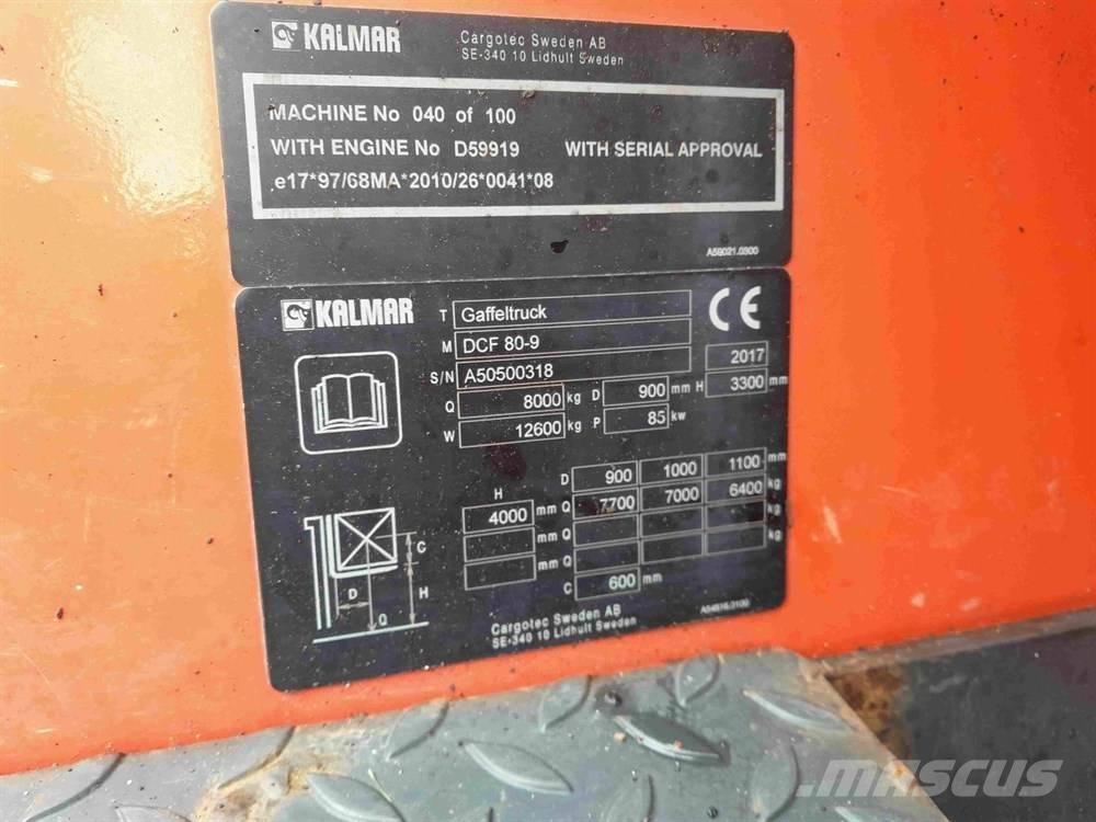 Kalmar DCF80-9 Dyzeliniai krautuvai