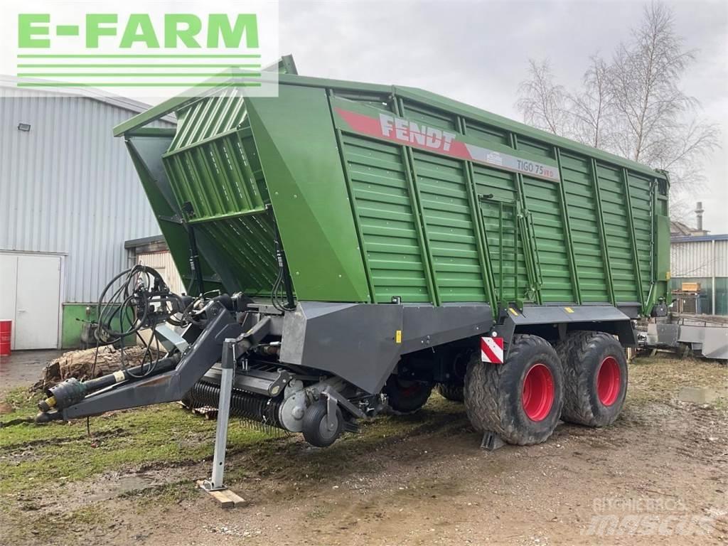 Fendt tigo 75 vr Kitos puspriekabės