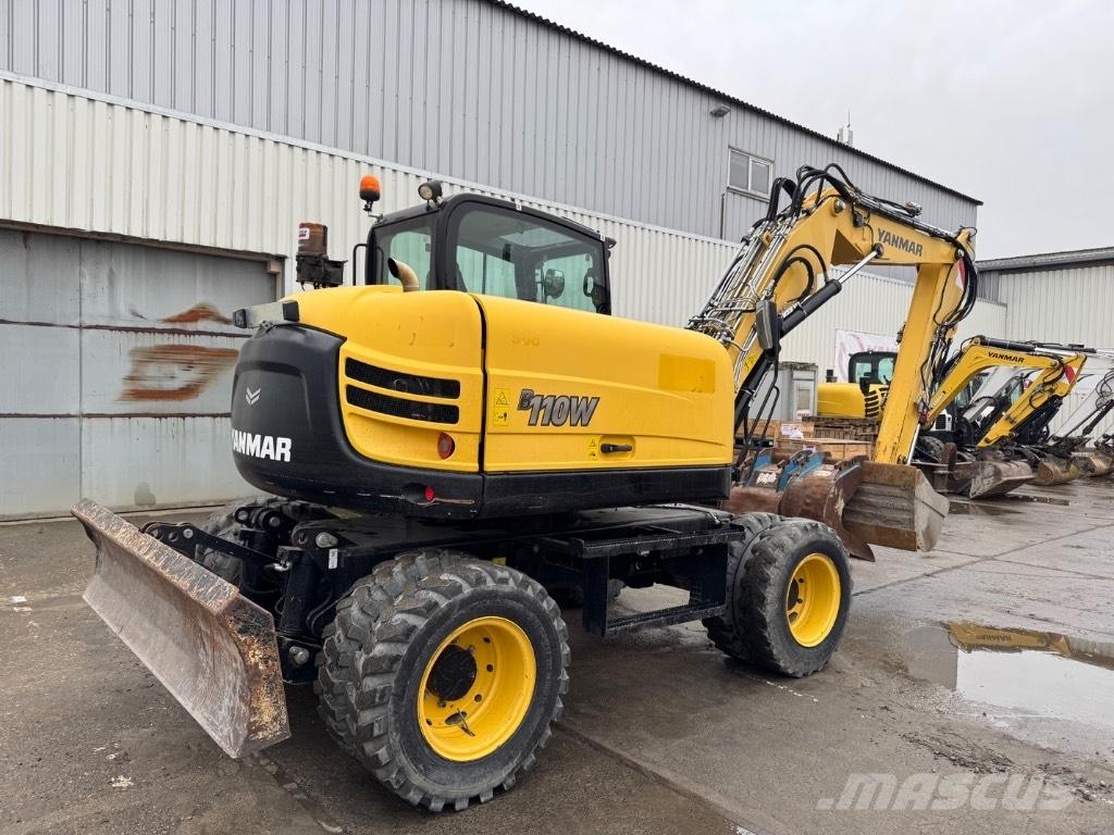 Yanmar B110W (40518) Ratiniai ekskavatoriai