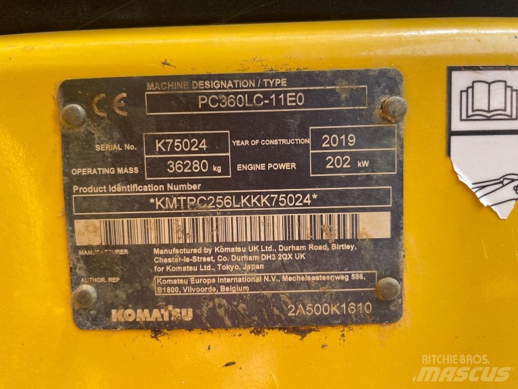 Komatsu PC 360 LC-11 Vikšriniai ekskavatoriai