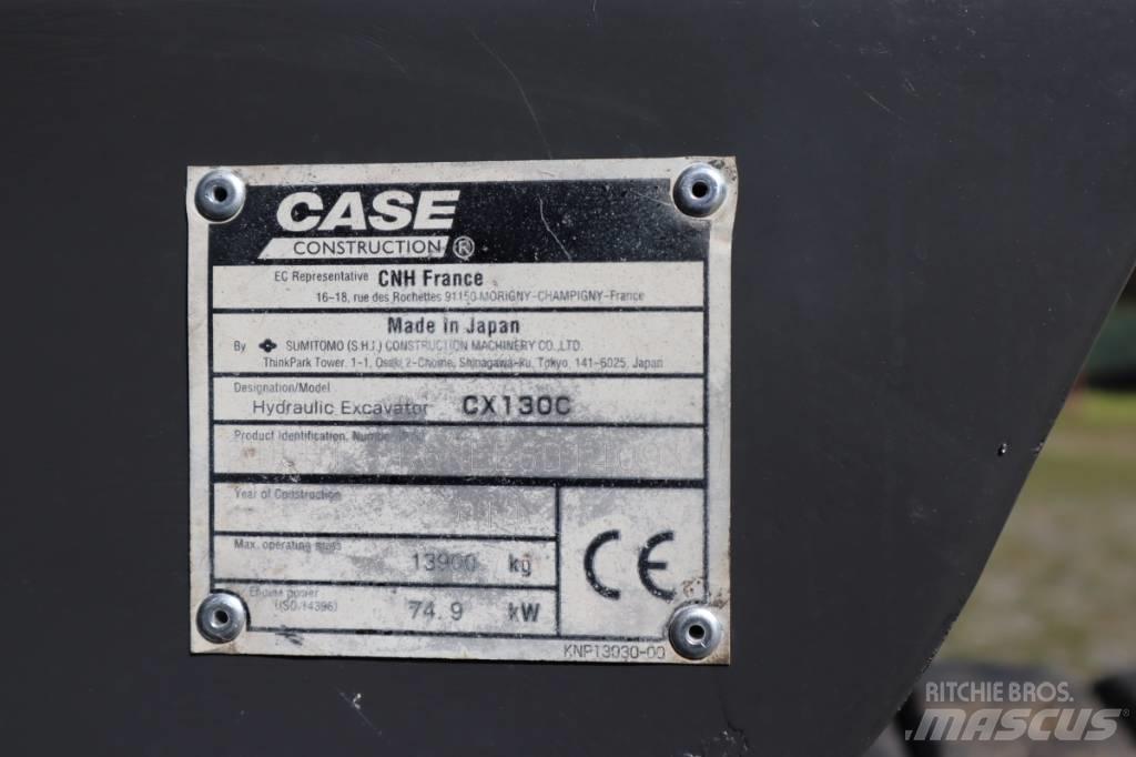 CASE CX130C Vikšriniai ekskavatoriai