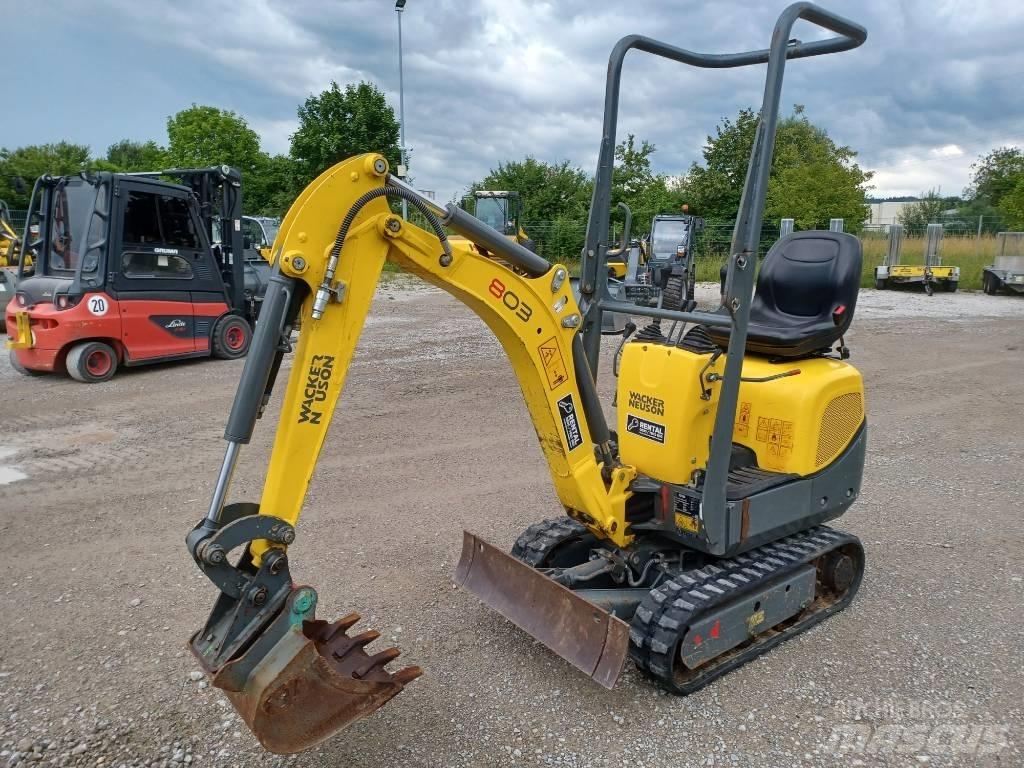 Wacker Neuson 803 Vikšriniai ekskavatoriai