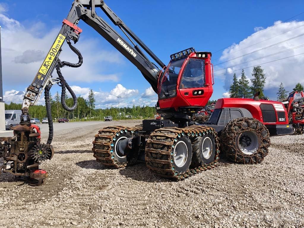 Komatsu 931 Miško technika (Harvesteriai)