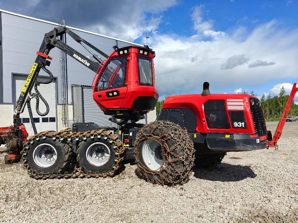 Komatsu 931 Miško technika (Harvesteriai)