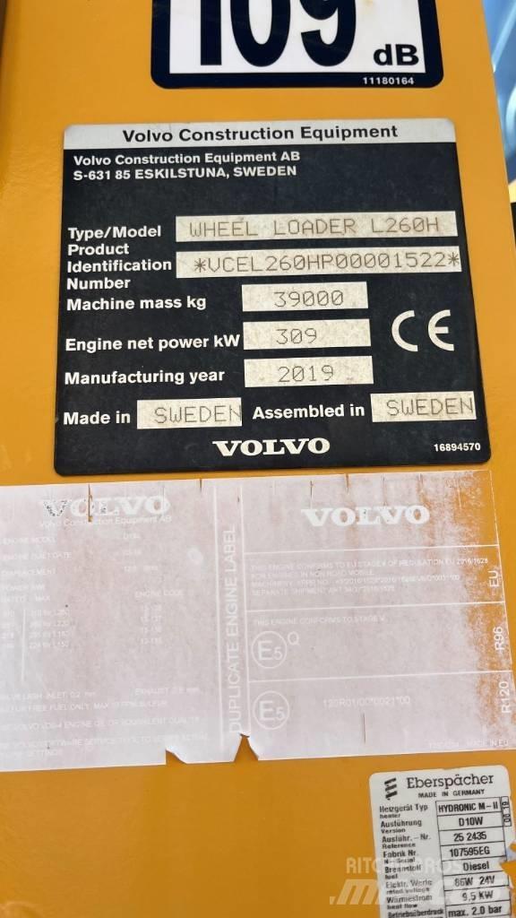 Volvo L260H Naudoti ratiniai krautuvai