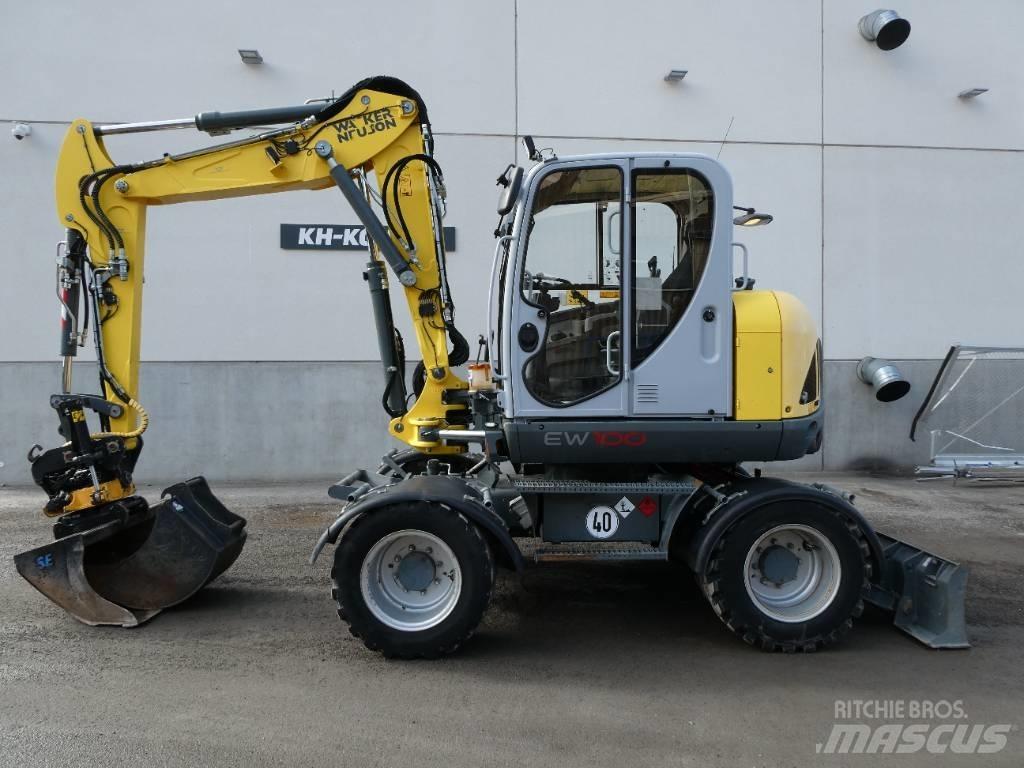 Wacker Neuson EW 100 Ratiniai ekskavatoriai