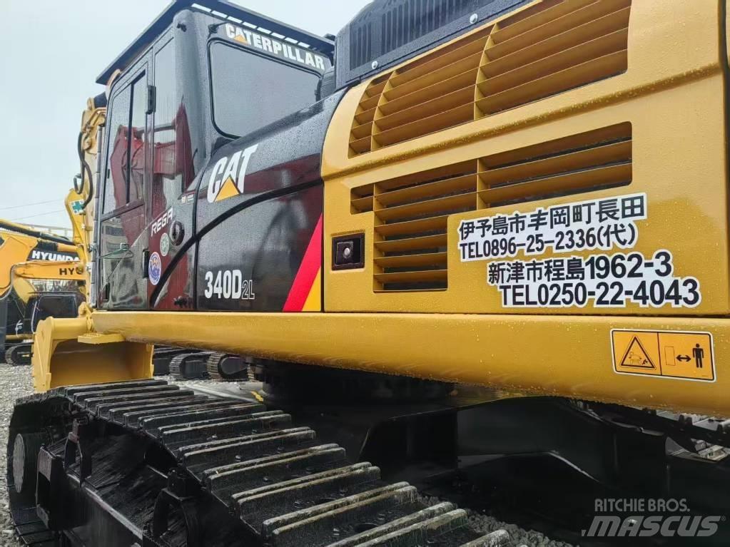 CAT 340 Vikšriniai ekskavatoriai