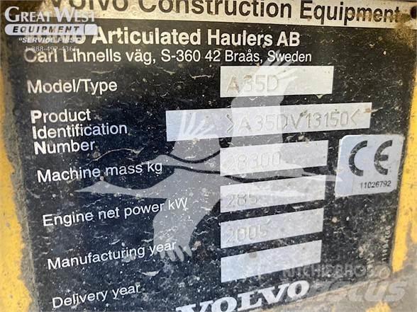 Volvo A35D Karjeriniai savivarčiai