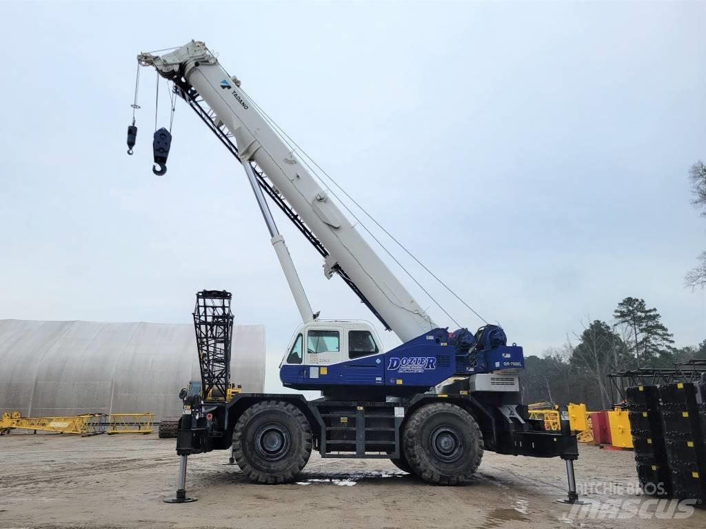 Tadano GR750XL-2 Neapdoroto reljefo kranai