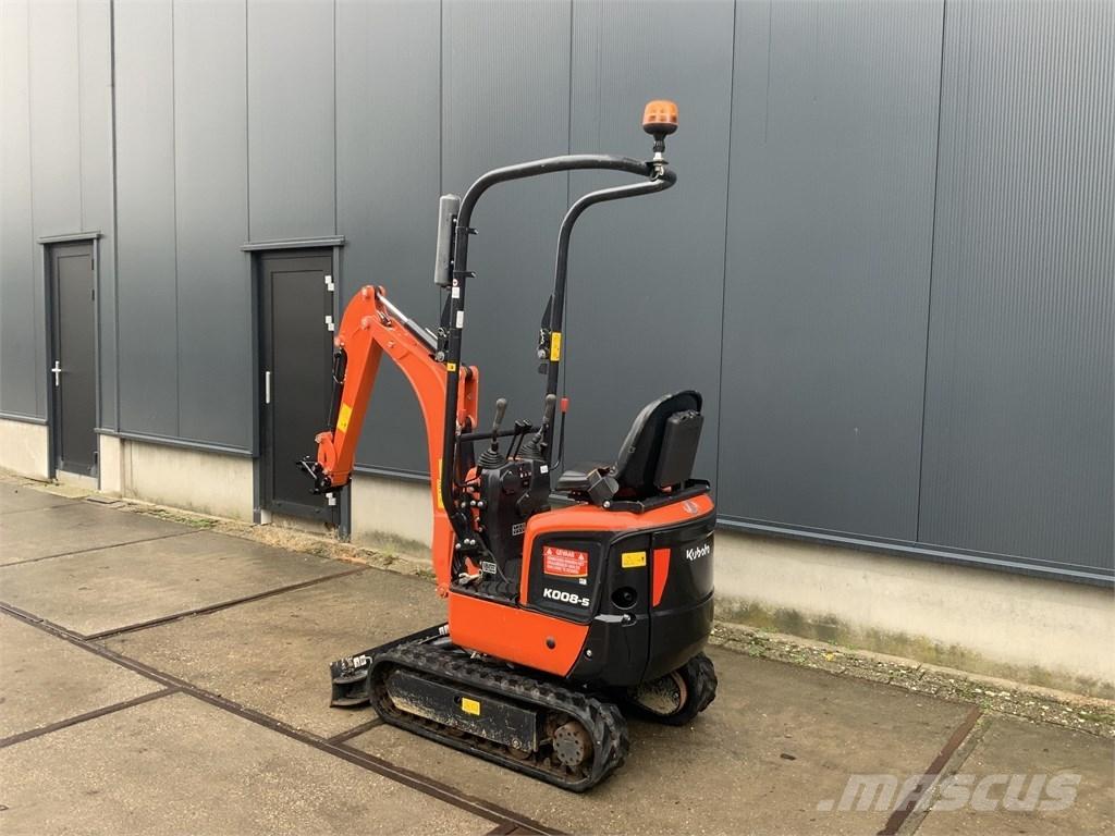 Kubota K 008-5 Mini ekskavatoriai < 7 t