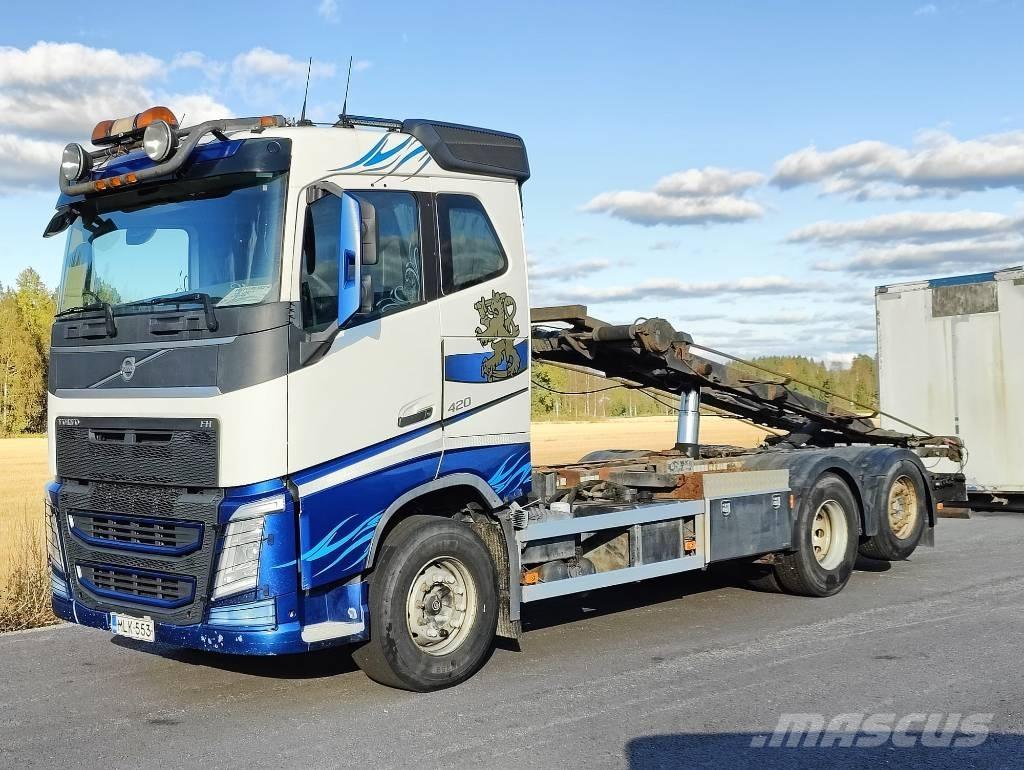 Volvo FH 13 420 Savivarčiai su kabeliniu keltuvu