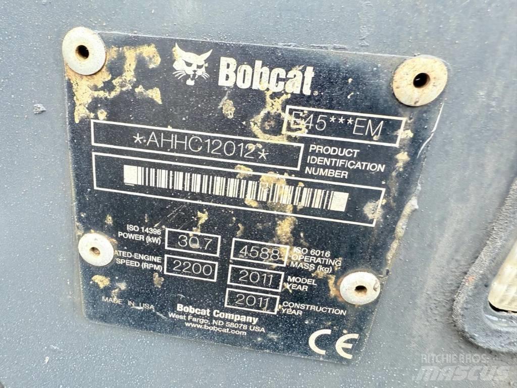 Bobcat E 45 EM Mini ekskavatoriai < 7 t
