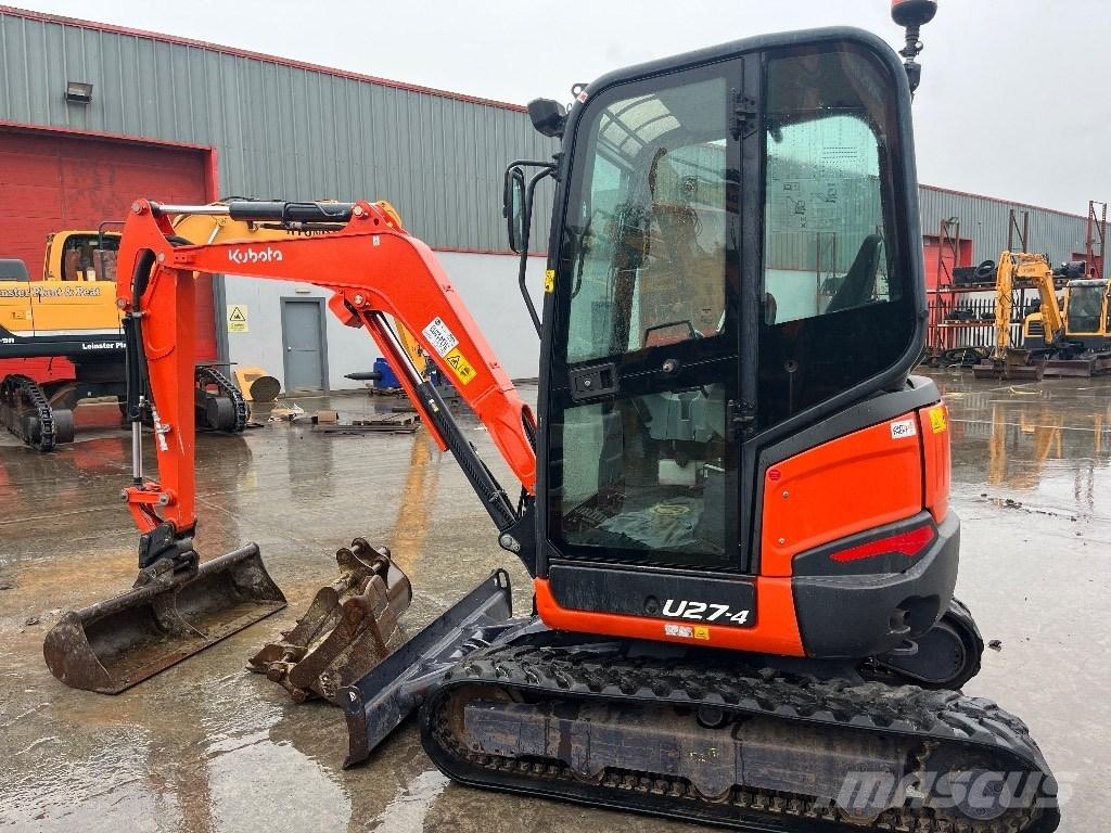 Kubota U 27-4 Mini ekskavatoriai < 7 t