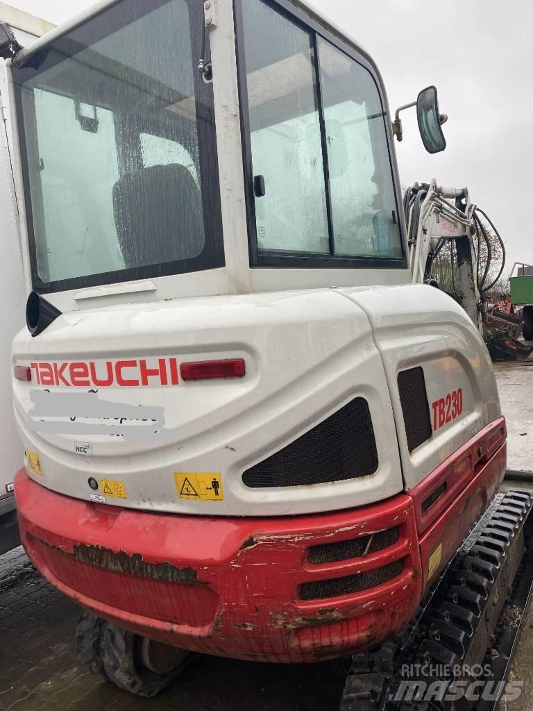 Takeuchi TB 230 Mini ekskavatoriai < 7 t