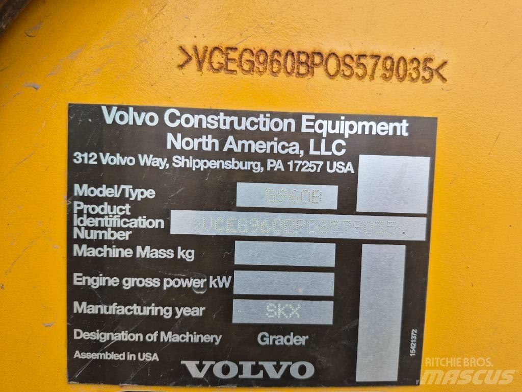 Volvo G 960B Greideriai