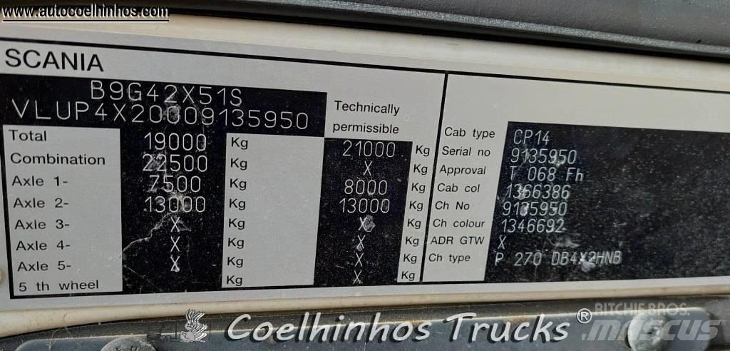 Scania P270 Važiuoklė su kabina