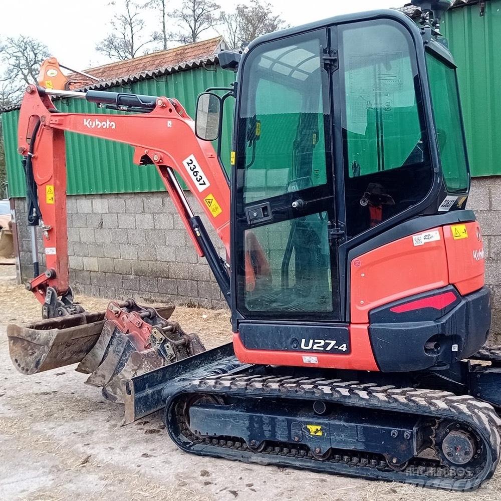 Kubota U 27-4 Mini ekskavatoriai < 7 t