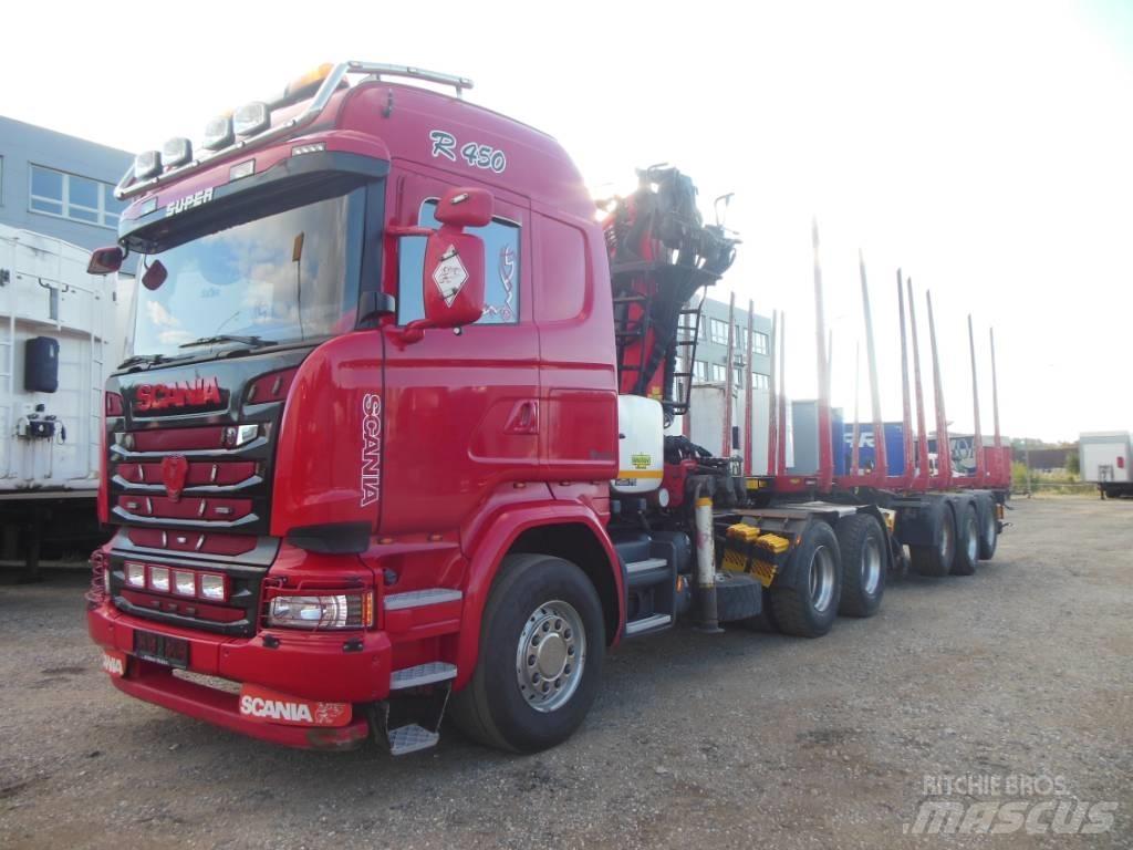 Scania R 450 Miškovežių vilkikai