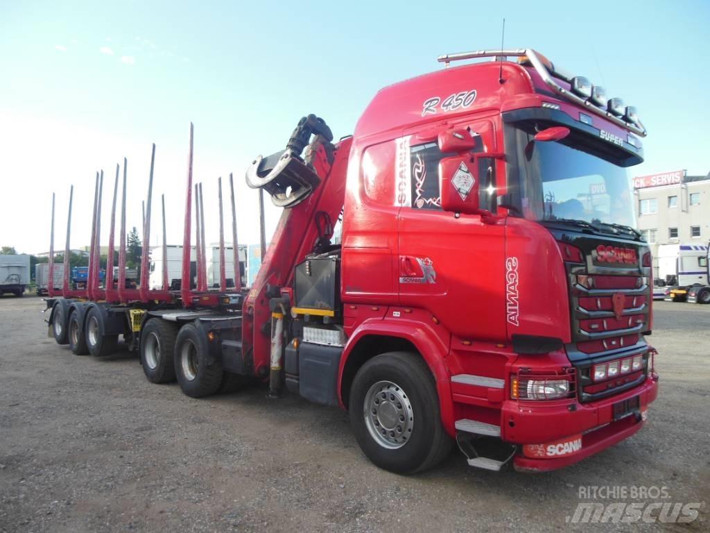 Scania R 450 Miškovežių vilkikai