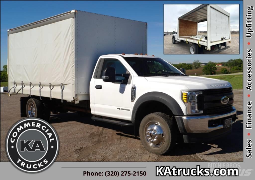 Ford F 450 XL SD Priekabos su tentu