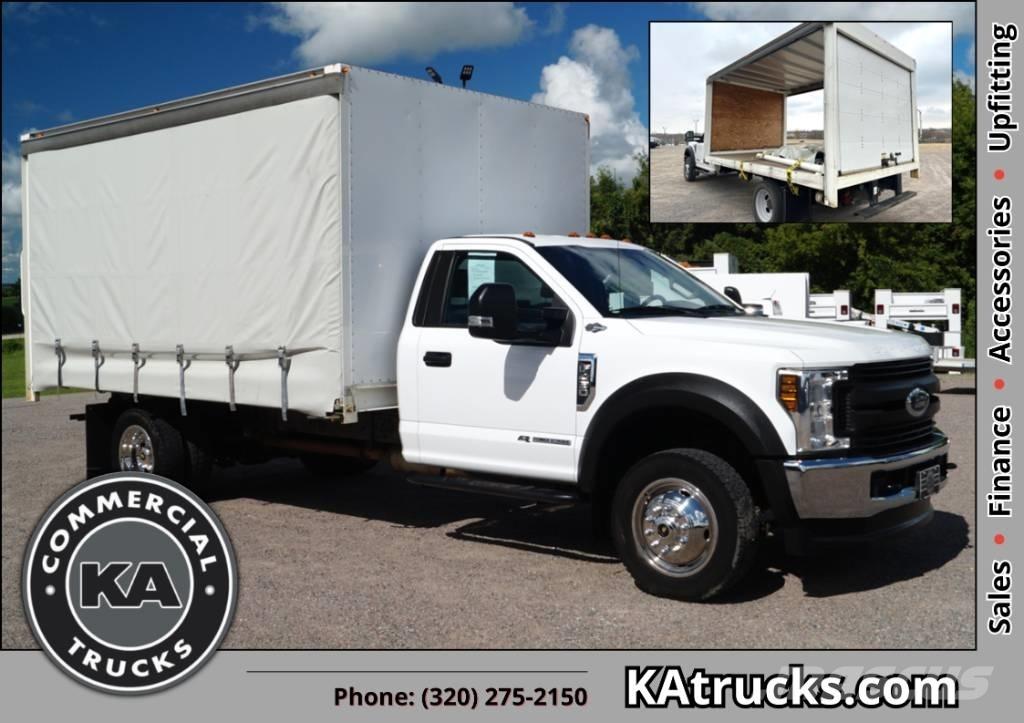 Ford F 450 XL SD Priekabos su tentu